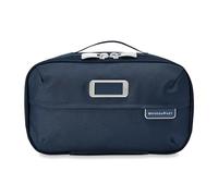 Briggs & Riley Kits de Aseo Baseline, Navy, 11 Inch Expandable Essentials Toiletry Kit, Kit de Aseo Esencial expandible