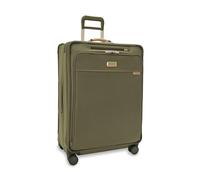 Briggs & Riley Maletas giratorias expandibles de 4 Ruedas, Olive, Large 73.7cm, Grande a Cuadros