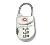 Briggs & Riley TSA Approved Cable Lock for Luggage & Suitcases - Travel Lock, 3 Digit Combination, Flexible Cable for Zippered Bags - Luggage Accessories, Olive