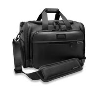 Briggs & Riley Underseat Duffle Bag - Personal Item Travel Bag for Women & Men, Carry on, Fits Under Airplane Seat, Weekender & Overnight Luggage, Lightweight - Baseline Collection, Black