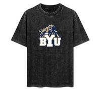 Brigham Young University BYU Logo Men's T-Shirt Graphic Shirts Unisex Black tee XXL