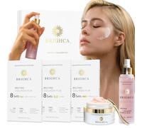 BRIGHCA Kit de colágeno derretido - rutina antiedad con niebla, crema y máscara de fusión | reafirmante, reparación de arrugas, hidratación profunda, todos los tipos de piel (SET)
