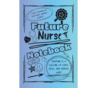 Bright and Colorful Future Nurse Lined Notebook (Turquoise/Purple/Black): A great gift for friends, family, and loved ones who are training to become the nurses of tomorrow