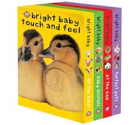 Bright Baby Touch & Feel Boxed Set: On the Farm, Baby Animals, at the Zoo and Perfect Pets