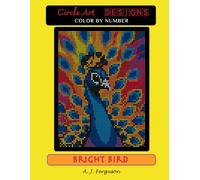 Bright Bird Color by number book - Premium paper