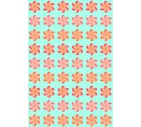 Bright Blooms Journal: Cute Pink and Orange Flower Notebook: Retro Floral Notebook for Journaling, Lists, and Creative Writing