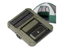 Bright Camping Lights, Solar Powered Lantern, 3.0x3.0 Inches Outdoor Lamp with Magnet, Tough Waterproof Gear, Survival Light with Portable Style, Tent Lamp for Hiking & Fishing