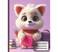 Bright & Cheery: Cute Composition Notebook (7.5 x 9.25, Wide Ruled, 110 Pages): Fun School Journal for Kids, Teens & Students - Perfect for Writing, Notes, and Everyday Use