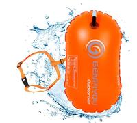 Bright Color Drybag and Buoy Float For Triathletes | Swim Safety Float | Safety Float with Adjustable Waist Belt | Swim Buoy Open Water Swimming Snorkeling -
