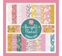 Bright Floral Scrapbook Paper: Spring Flower Pattern Craft Paper Pad For Scrapbooking, Mixed Media, Origami, Junk Journals & Paper Crafts; 8.5 x 8.5"