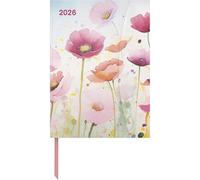 Bright Flowers 2026 - Diary - Buchkalender - Taschenkalender - 16x22: Magneto Diary