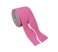Bright Ideas Rollo de borde corrugado para exhibiciones escolares, color rosa caramelo, 57 mm x 7,5 m (15 m cuando está dividido), BI8208