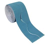 Bright Ideas Rollo de borde corrugado para exhibiciones escolares, color verde azulado, 57 mm x 7,5 m (15 m cuando está dividido), BI7894