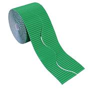 Bright Ideas Rollo de Borde Corrugado para exhibiciones Escolares, Papel, Emerlad, 10cm x 7.5m