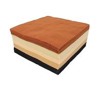 Bright Ideas Sábanas de fieltro, poliéster, natural, 22 x 22 cm