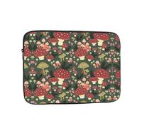 Bright Mushrooms Art Pattern - Bolsa para portátil de 12 pulgadas, funda protectora interior, portátil y adecuada para viajes de negocios o viajes