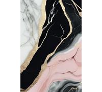 Bright Pink Marble Hardcover Journal: Beautiful Marble Notebook, 120 pages, Ideal gift for a mom, daughter, or anyone that rocks!