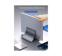 (Bright SideSilver) Soporte vertical para computadora portátil con disipación de calor y soporte por