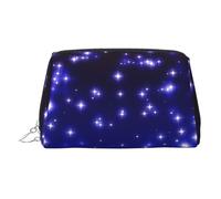 Bright Stars - Neceser de maquillaje portátil con divisor, neceser de viaje, Silver, One Size