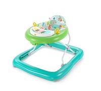Bright Starts Andador Tiny Trek 2 en 1 con centro de actividades, altura ajustable y fácil de plegar, Jungle Vines, a partir de 6 meses