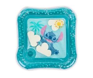 Bright Starts, Colchoneta Acuática con Temática de Stitch de Disney Baby, para Jugar Boca Abajo Surfeando Las Olas, Incluye 3 Juguetes Flotantes, a Partir de Recién Nacidos