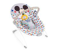 Bright Starts Disney Baby Mickey Mouse Happy Triangles Cradling Bouncer with Soothing Vibration