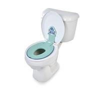 Bright Starts, Disney Baby Stitch Adaptador WC Niños, Reductor WC Niños con Asas Antideslizantes, Fácil de Montar, Para Niños Desde 18 Meses, Azul