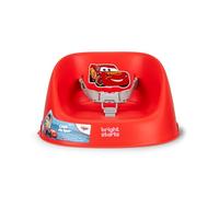 Bright Starts Elevador de Alimentación para Bebé Disney Cars My Spot, Fácil de Limpiar, Arnés de 3 Puntos, Correas Lavables Extraíbles, Rojo