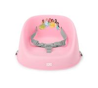 Bright Starts Elevador de Alimentación para Bebé Disney Princess My Spot, Fácil de Limpiar, Arnés de 3 Puntos, Correas Lavables Extraíbles, Rosa