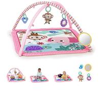 Bright Starts, Gimnasio de actividades de safari, 3 maneras de jugar, barra de juguetes desmontable, lavable a máquina, Recién Nacido +