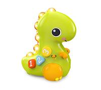 Bright Starts Go, Go, Dino Crawl & Count, Juguete de Actividades para bebés - Rueda, se Ilumina, Toca música y Mucho más, a Partir de 6 Meses de Edad