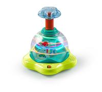 Bright Starts, Juguete Muiscal Press & Glow Spinner, Juguete de Causa y Efecto para Bebés, A partir de 6 Meses