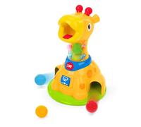 Bright Starts Juguete Spinnin’ Spots Giraffe Ball Play para Habilidades motoras y Causa-Efecto, +6 Meses, Unisex, Bola para Gatear y perseguir - Multicolor