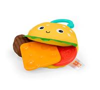 Bright Starts, Mordedor y juguete de actividades para llevar el carrito Say Cheeseburger, sin BPA, unisex, a partir de 3 meses