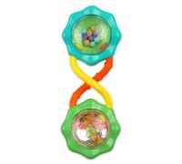 Bright Starts, Rattle & Shake Juguete de pesas para bebé, color verde, a partir de 3 meses