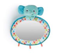 Bright Starts See & Play Espejo de elefante para viaje, asiento de coche y cochecito de bebé