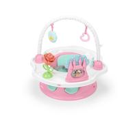 Bright Starts, SuperSeat Disney Princesas, Silla para Bebés para Sentarse, Jugar y Comer, Rosa, Para 4 Meses a 4 Años