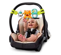 Bright Starts Take Along, Barra de Actividades Musical para Silla del Coche o Cochecito, Edades Recién Nacido +, Multicolor