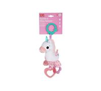 Bright Starts Unicorn Sparkle & Shine - Cochecito de beb o juguete portabebs de felpa, a partir de 0 meses, color rosa