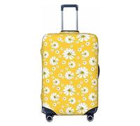 Bright Summer Lemonade in a Jar - Funda protectora de equipaje de viaje, lavable, fundas de equipaje para maleta con cremallera y hebilla, funda de equipaje de 28 pulgadas, Flor de manzanilla, S