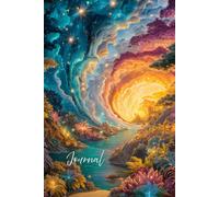 Bright Tranquility Journal: A Peaceful Writing Notebook with Whimsical Vivid Colors, Surreal Atmosphere, and Zen-Inspired Calm