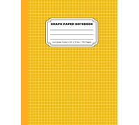 Bright Yellow Graph Paper Composition Notebook 8.5 x 11: Quad Ruled 4x4 Grid | 110 Pages | Graph Notebook for Students, Math, Science & Creative Work