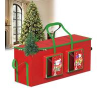 BrightArk 274CM Bolsa de Almacenamiento del árbol Navidad Impermeable 600D para Máx 9FT árbol Desmontado con Dos Bolsillos Grandes, Bolsa para Almacer Decoración de Navidad con Manijas y Cremallera