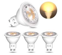 BrightArk LED Bombilla GU10 7W 12V MR16 Lámpara Blanco Neutro 4000K 650lm (Equivalente a 65W LED Halogenos), Foco Bombillas Ángulo de haz de 38° para iluminación de carril, No Regulable, Paquete de 4