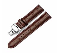 Brightassistant Banda de cuero 14-24mm Doble Haga clic Elástico Strap de hebilla de mariposa, Tipo 10, 16mm