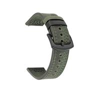 Brightassistant Correa de cuero Strap de 18-24mm Prayector de correa, Verde, 20mm