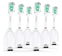 BrightDeal Cabezales de cepillo de dientes para Philips Sonicare Essence Elite Advance Xtreme CleanCare Serie E Eléctrico de Repuesto de cepillo de rosca HX7022/66 HX7023 HX7001 con tapa, paquete de 6