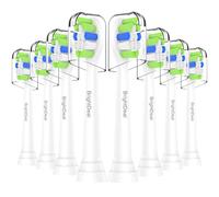 BrightDeal Cepillos de Repuesto para Philips Sonicare - Compatibles con Sonicare HealthyWhite, EasyClean - Pack de 8, Blanco