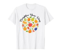 Brighten Your Day Cute Fruit Design - Cita estética Camiseta