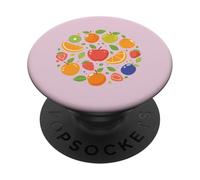 Brighten Your Day Cute Fruit Design - Cita estética PopSockets PopGrip Adhesivo